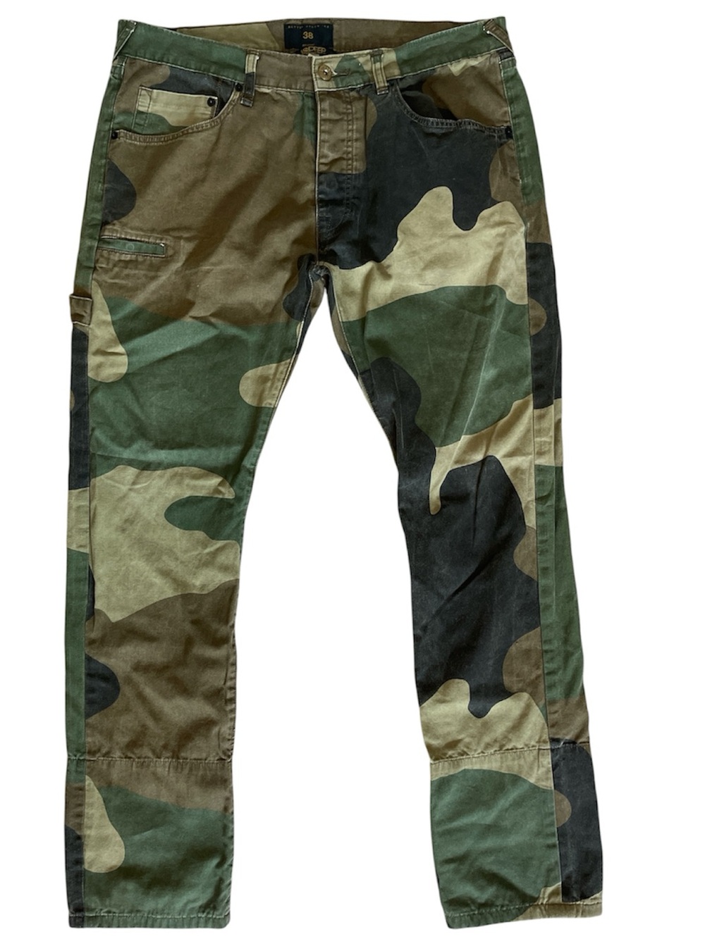 10. Deep Men’s Camouflage Carpenter Pants Size 38